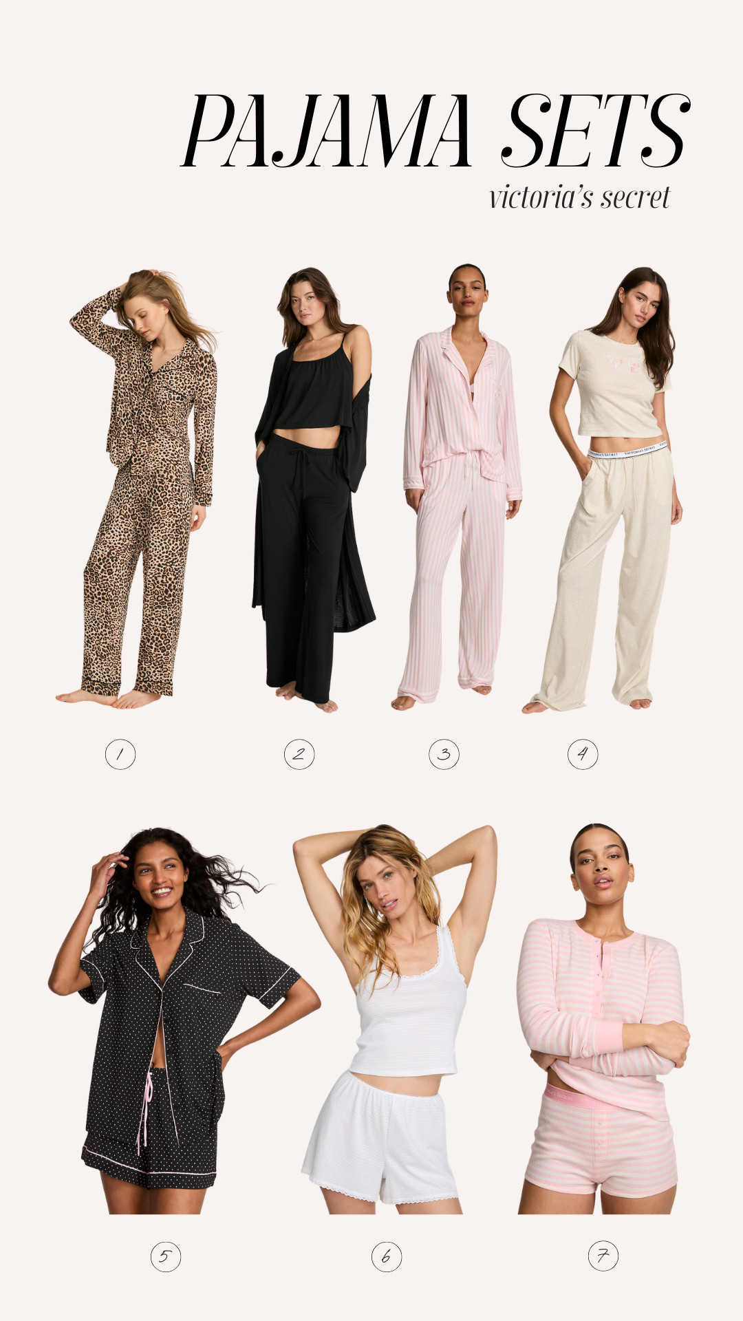 Victoria's Secret is THE spot for pajama sets! So so many cute options. I love the leopard print! 

 #LTKSeasonal