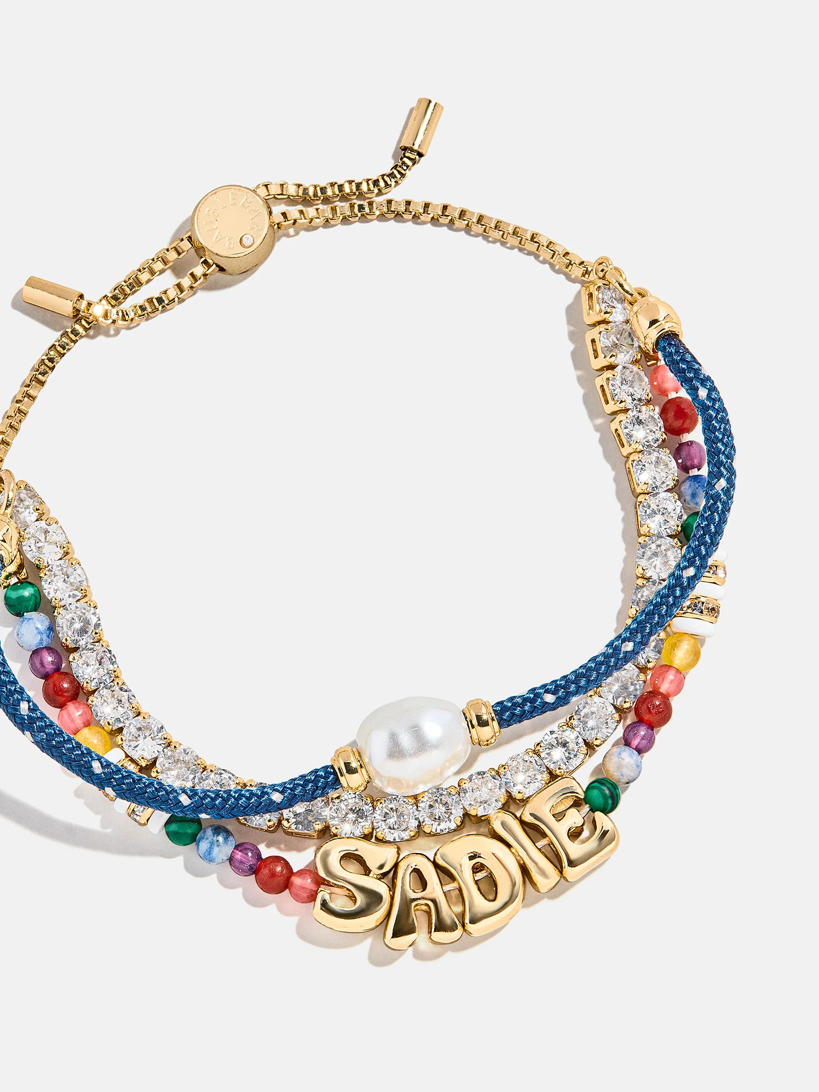 Rowan Semi-Precious Custom Layered Bracelet - St. Barths | BaubleBar