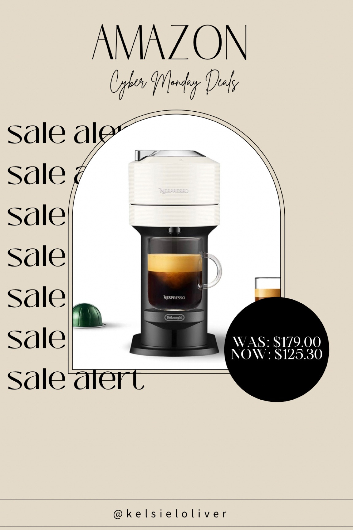 Amazon’s Nespresso Vertuo Next Coffee and Expresso Machine is on sale for 30% off!!✨

| Cyber Monday | 

#LTKCyberweek #LTKHoliday #LTKhome
