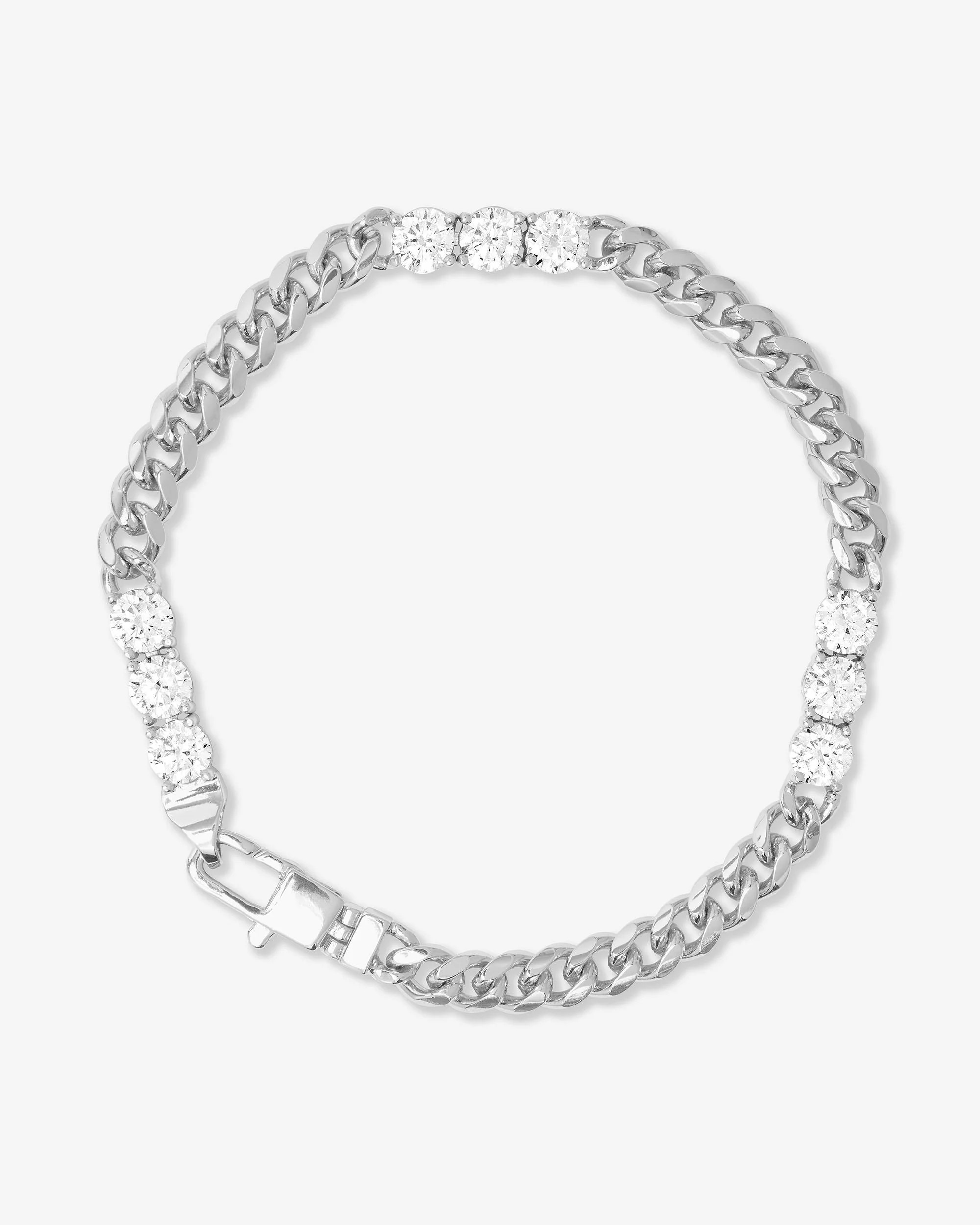 Baby Julian's Obsessed with Diamonds Bracelet - Silver|White Diamondettes | Melinda Maria Jewelry