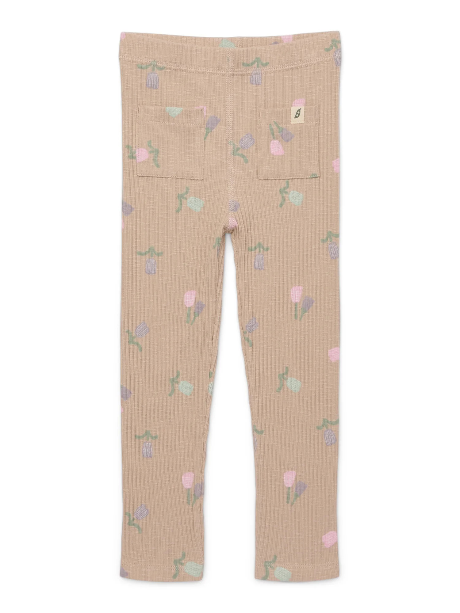 easy-peasy Toddler Girl Holiday Pocket Rib Leggings, Sizes 18M-5T | Walmart (US)