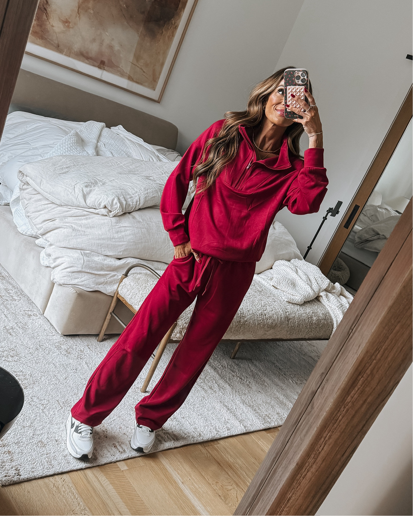 cozy amazon set 🤍 love that you can wear it for being lazy at home or out running errands! 🙌🏻

#LTKFindsUnder100