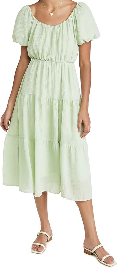 ASTR the label Women's Smocked Tiered Maxi Dress | Amazon (US)