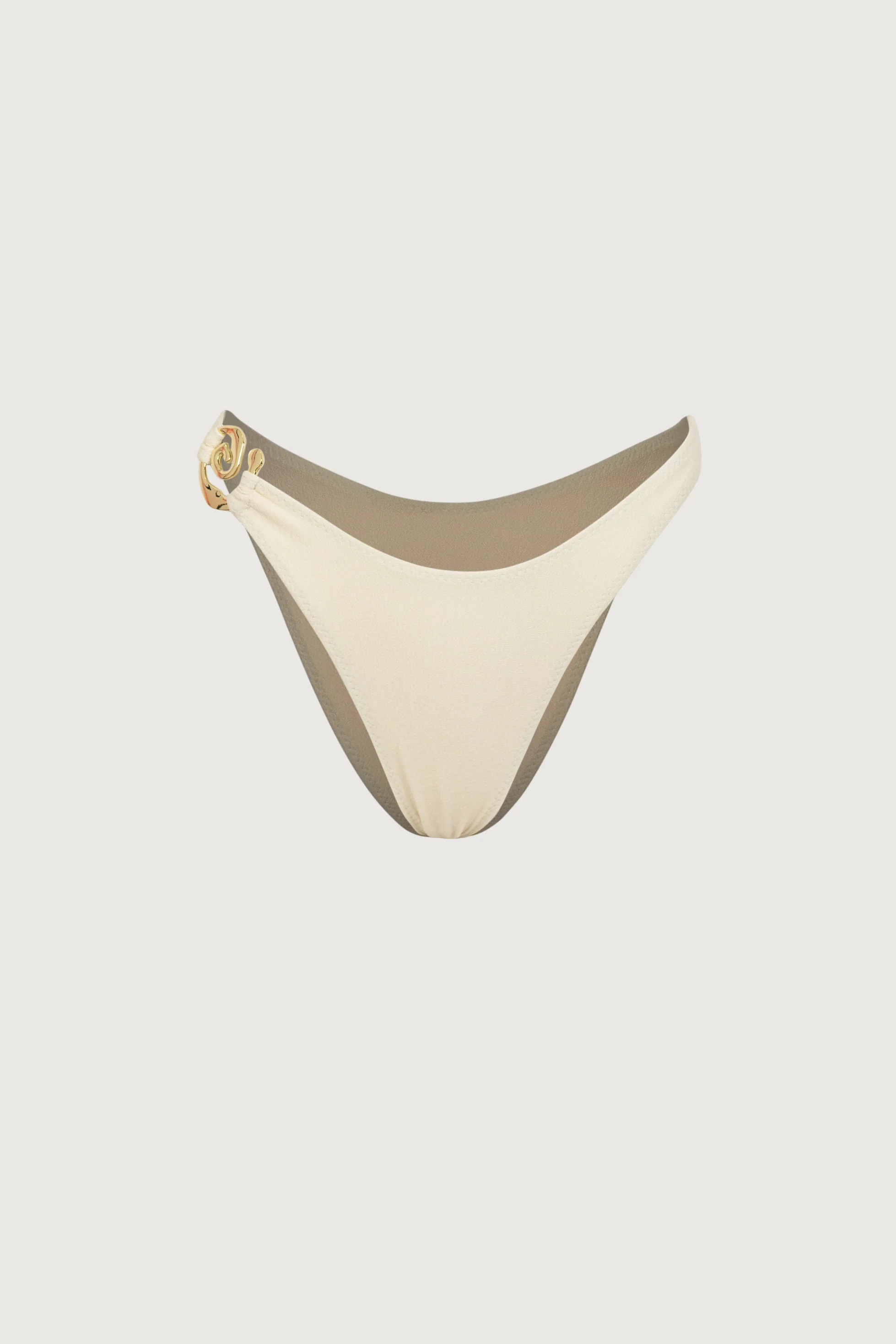 Spiral 90s Bottom (Faux Suede Cream) | SAME