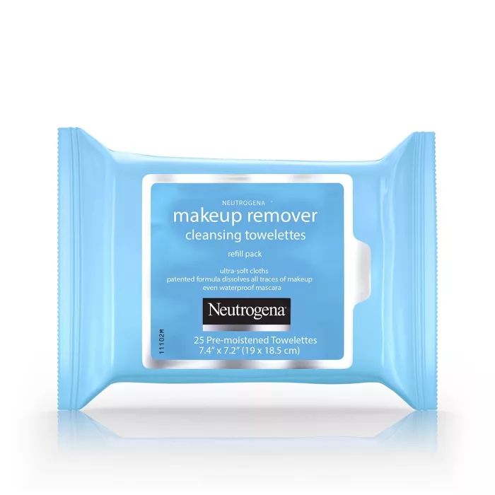Neutrogena Makeup Remover Cleansing Towelettes & Face Wipes - 25ct | Target