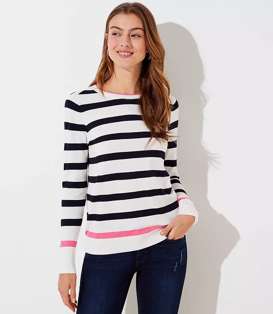 Striped Everyday Sweater | LOFT