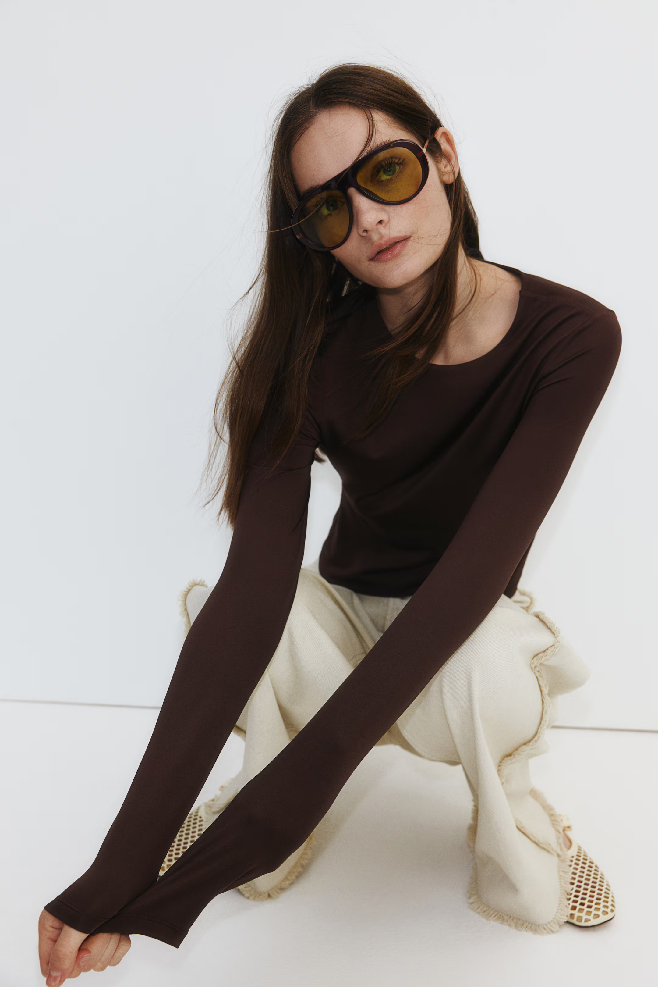 Long-Sleeved Jersey Top | H&M (US + CA)