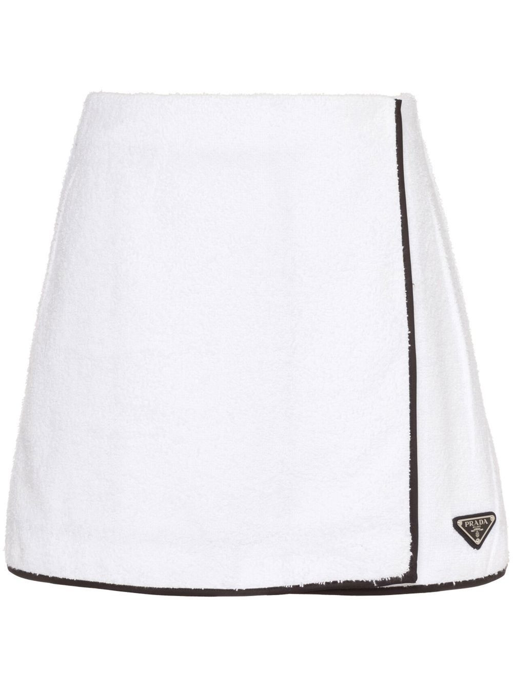 Prada Terrycloth A-line Mini Skirt - Farfetch | Farfetch Global