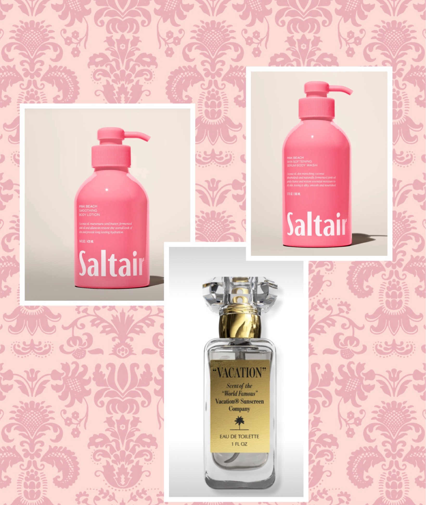 When your favorite scent retires and you search for something that smells as good and you get that complement.   Well here you go.   I love this scent by Saltair combined with this perfume by Vacation.  Perfection.   

#LTKBeauty #LTKSummerSales #LTKFindsUnder50