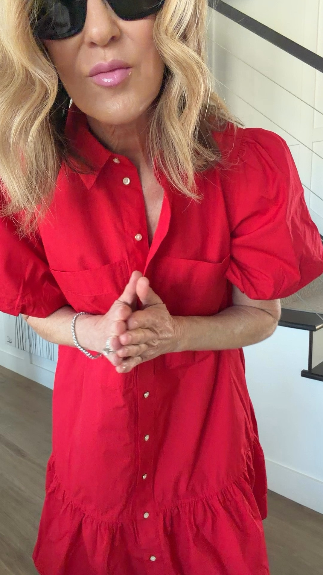 I’m wearing a small in this cute dress available in other color options. Consider sizing down. It’s roomy! #walmartstyle 

#LTKOver40