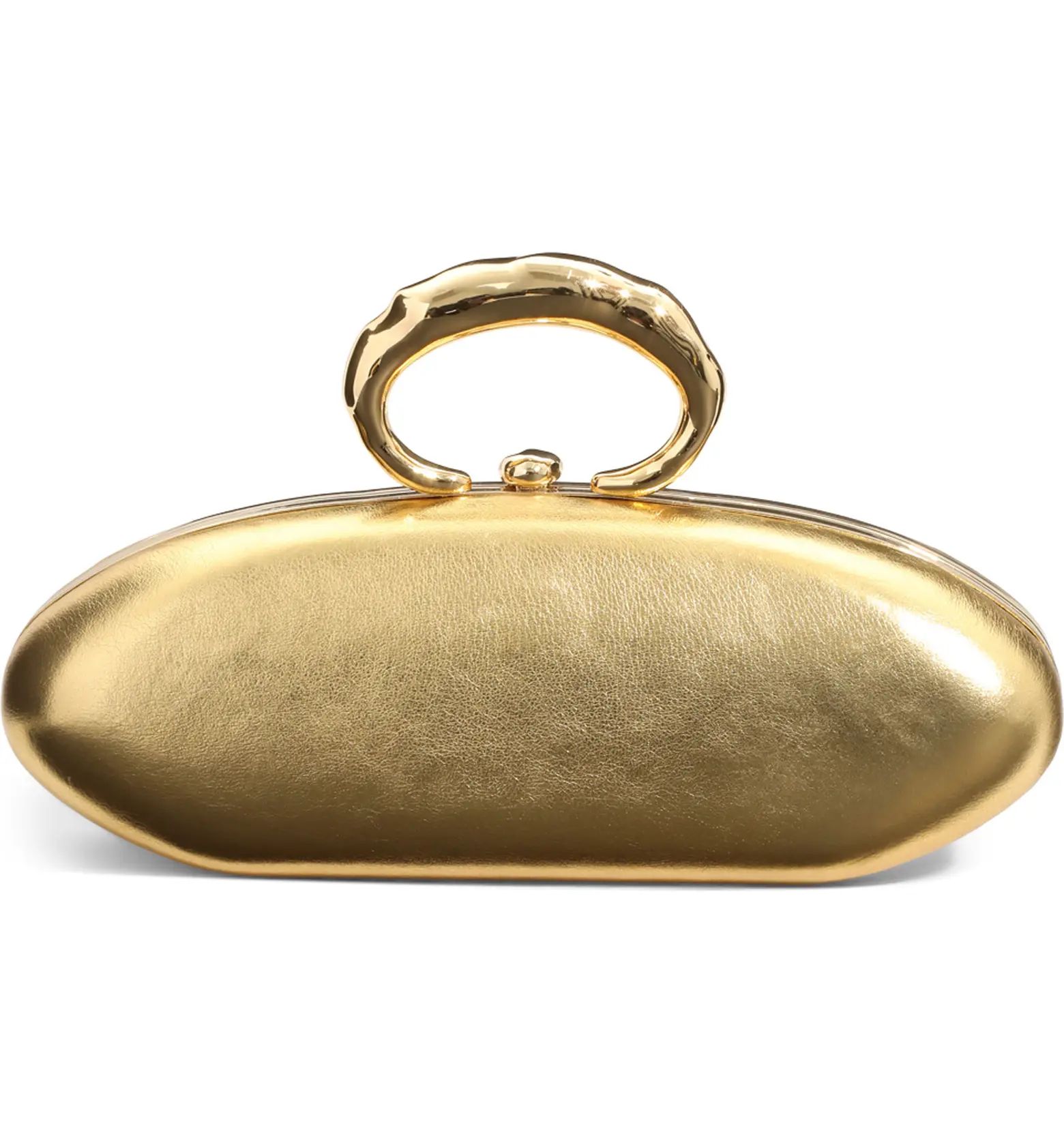 Molten Bullet Leather Minaudière | Nordstrom