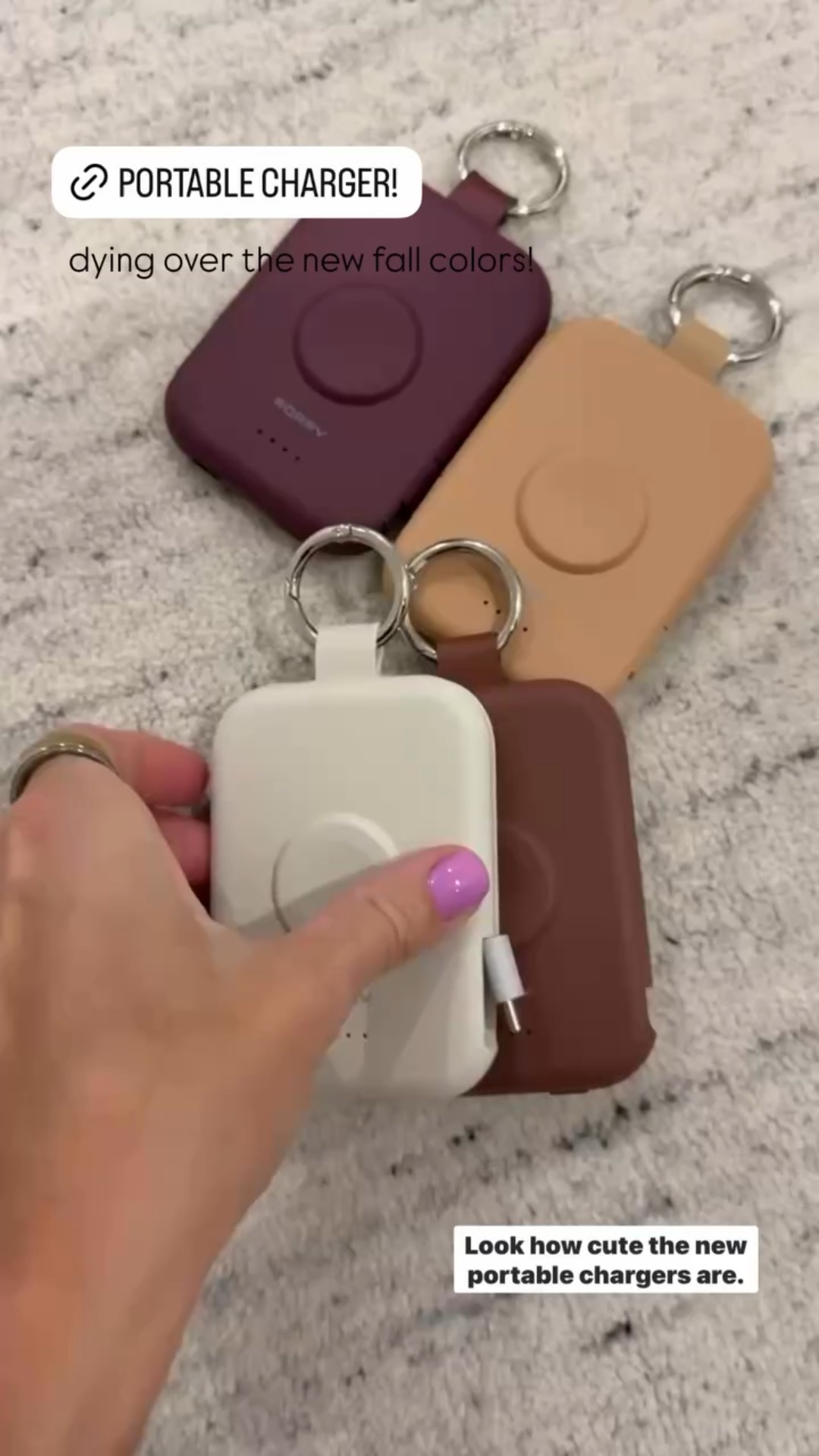 dying over the new fall colors!

Portable charger, mom must haves, Amazon tech finds, fall accessories 

#LTKFindsUnder50