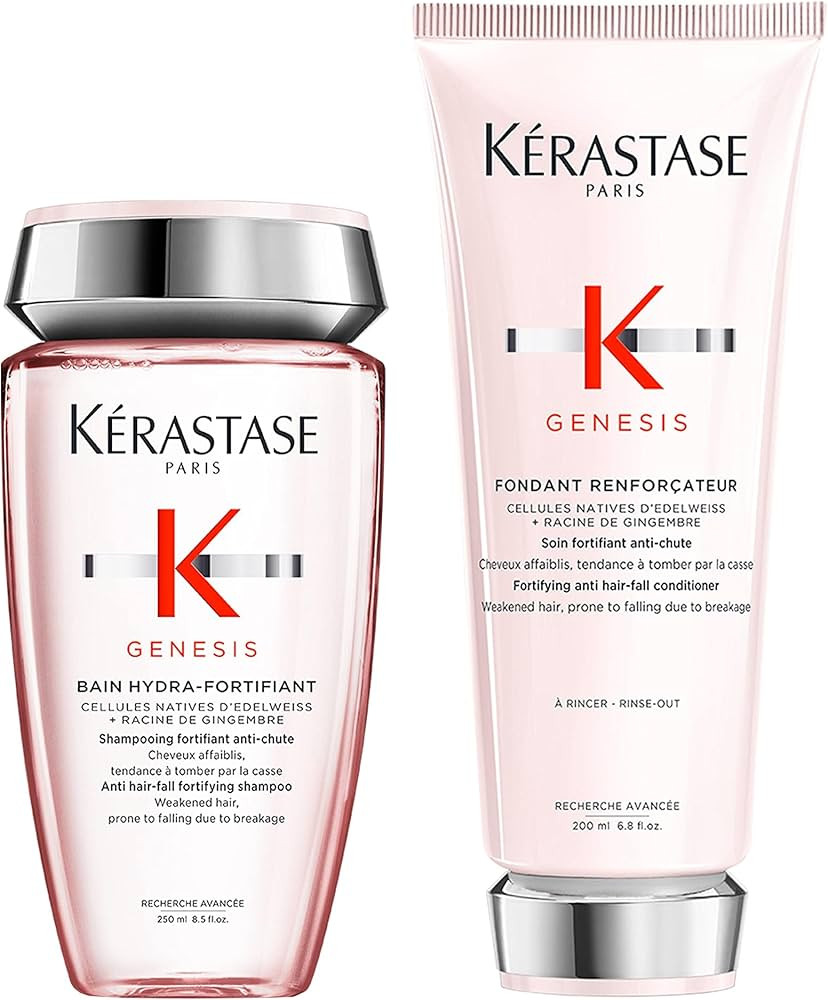 Kérastase Duo Genesis, Nourishing Shampoo & Hydrating Conditioner, For Weakened Hair, With Ginge... | Amazon (UK)
