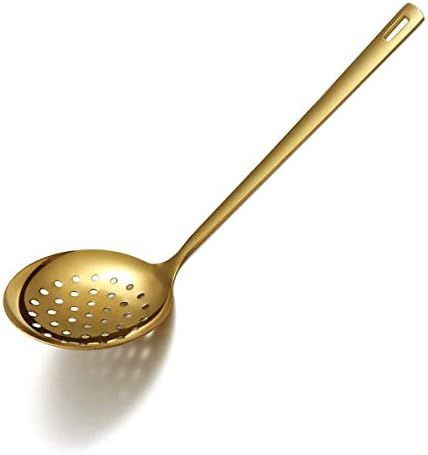 Gold Skimmer, Berglander Metal Strainer With Titanium Gold Plating, Kitchen Cooking Skimmers For ... | Amazon (US)