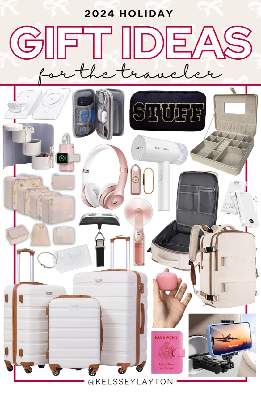 Gift guide for the traveler, Christmas gift ideas for a traveler, kelssey Layton gift guide, travel must haves 

#LTKTravel #LTKFindsUnder50 #LTKGiftGuide