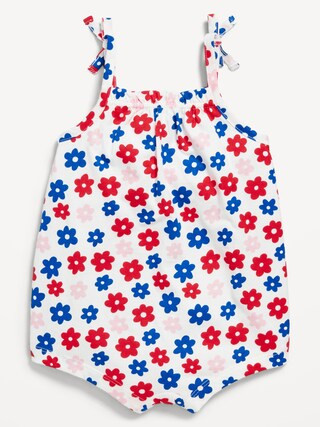 Tie-Bow One-Piece Romper for Baby | Old Navy (US)
