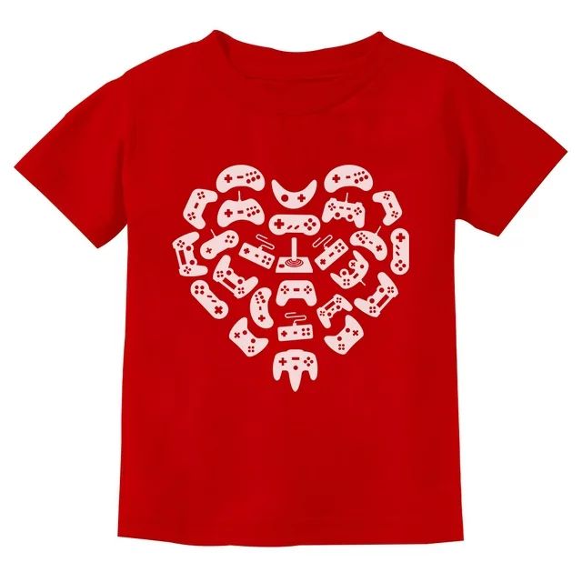Tstars Boys Unisex Valentine's Day Shirts for Kids Love Funny Humor Shirt for Video Gamer Gift Id... | Walmart (US)