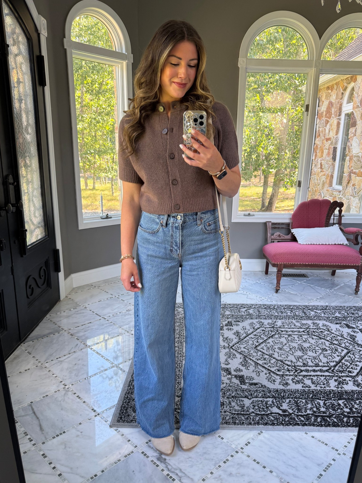 Obsessed with these cropped sweaters from Target! Perfect for that fall transition weather! 

They pair perfect with these wide leg jeans too! I just snagged them in another color too! 

Fall transition look, mom fall uniform, fall mom uniform, Abercrombie denim, wide leg jeans, high waisted jeans, trendy denim, trendy jeans, fall denim, fall jeans, wide leg denim, cropped sweater, fall sweater, neutral outfit, affordable fashion, affordable outfit, fall target finds, target sweater, target top, Abercrombie jeans, everyday style, everyday outfits, mom style, over 30 style, over 30 outfits, mom outfits, tall girl outfits, long jeans 



#LTKStyleTip #LTKSeasonal #LTKFindsUnder50