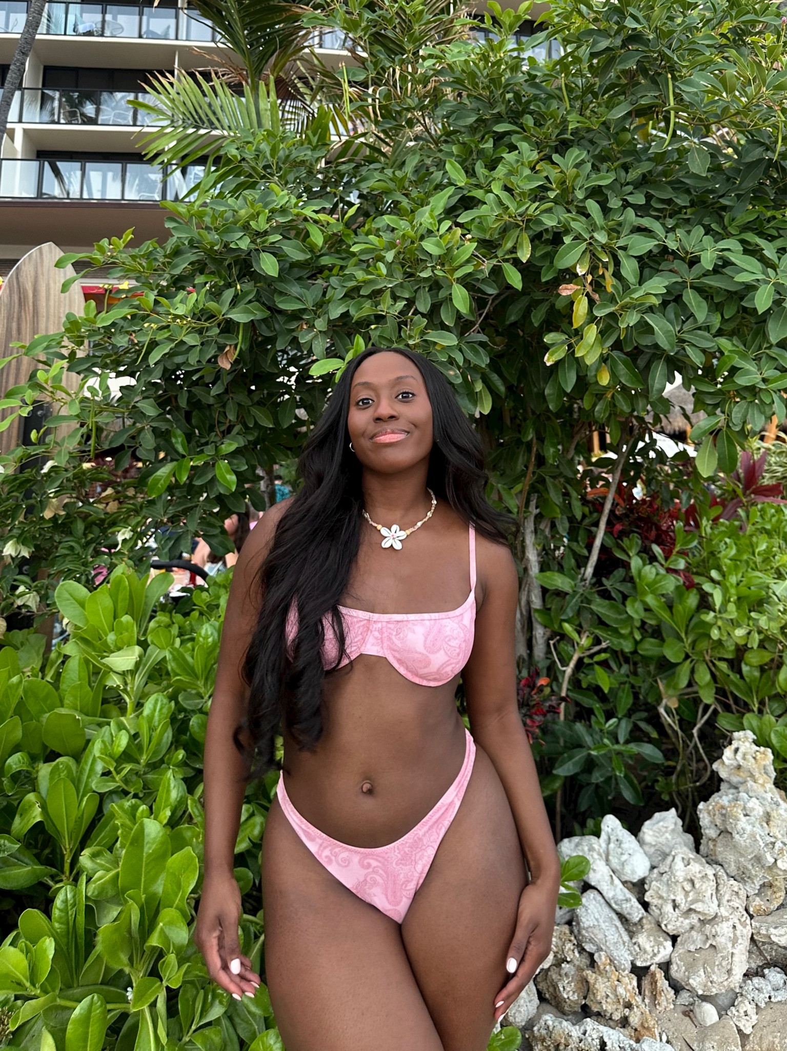Pink bikini summer🌺🌴🤍🎀  wearing house of cb

#LTKSwim #LTKSeasonal #LTKSummerSales