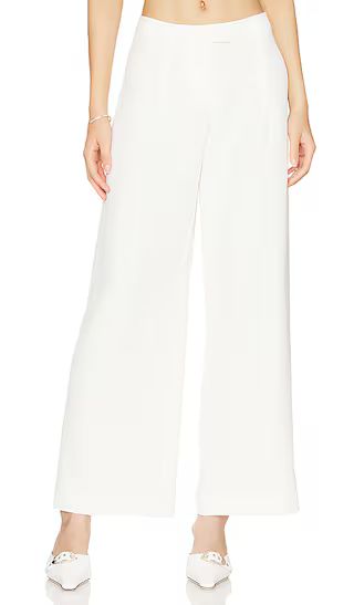 Cassian Tailored Pant in Ivory | Revolve Clothing (Global)