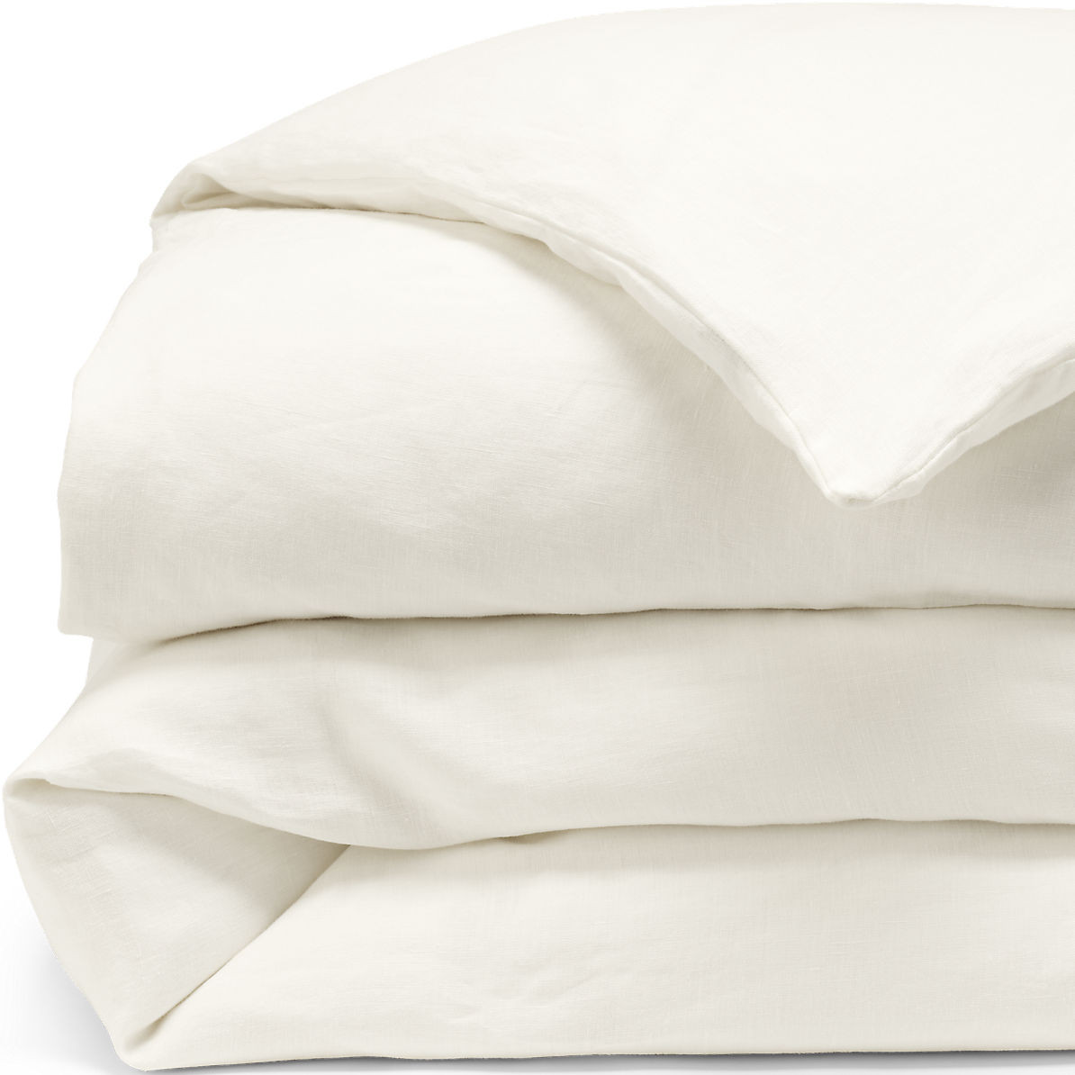Garment Washed Flax Linen Breathable Duvet Bed Cover | Lands' End (US)