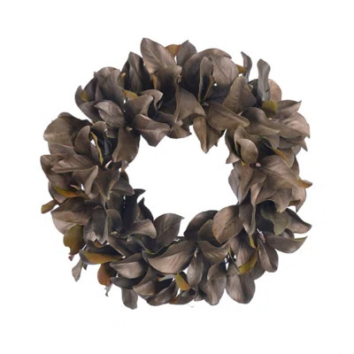 Fall Magnolia Leaf Wreath | Wayfair North America