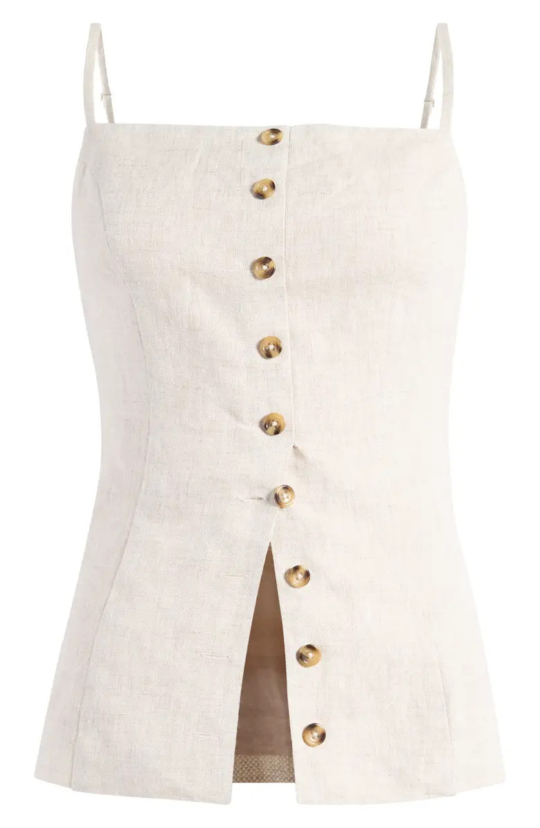 Reformation Antonia Linen Top | Nordstrom | Nordstrom