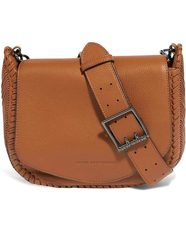 Aimee Kestenberg All For Love Saddle Crossbody Bag for Women - Small Leather Crossbody Purse - Ad... | Amazon (US)