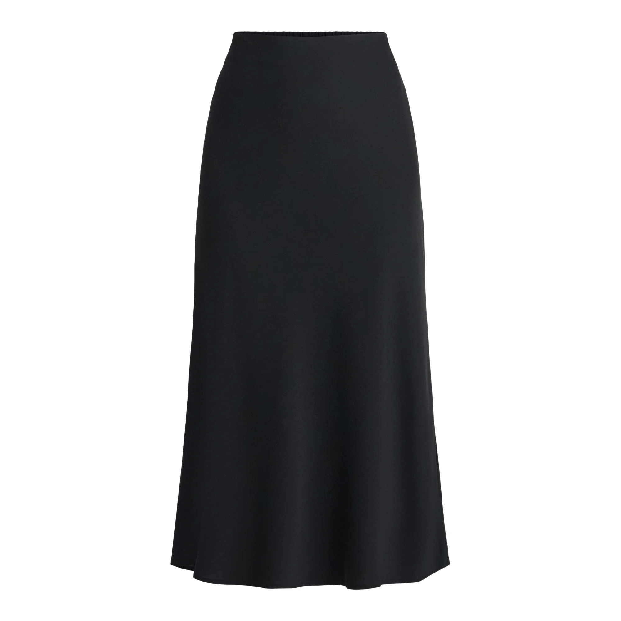 Time and Tru Women's Midi Pull On Slip Skirt, Sizes XS-XXXL | Walmart (US)