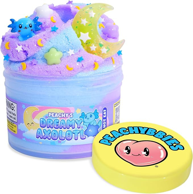 Peachybbies Dreamy Axolotl Cloud Slime - Made in USA Premium, 100% Authentic, 7 oz., Scented for ... | Amazon (US)