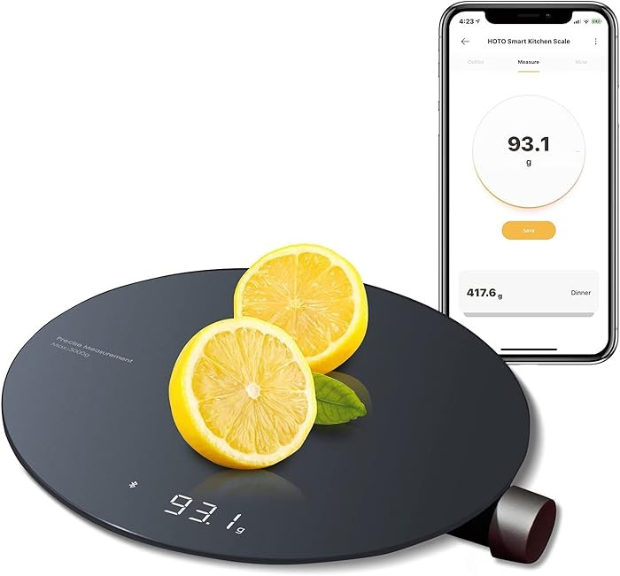 HOTO Smart Food Scale, Kitchen Scale, Food Scales Digital Weight Grams and Oz, Coffee Scale, Kitc... | Amazon (US)