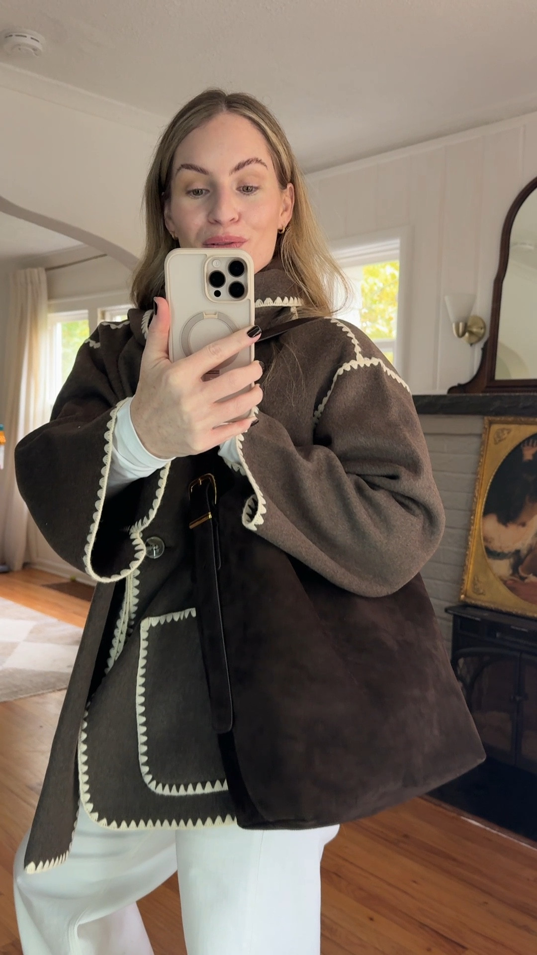 OOTD loving this wool scarf coat by quince!

Fashion, fall fashion, chic style, scarf coat

#LTKWorkwear #LTKSeasonal #LTKPetite