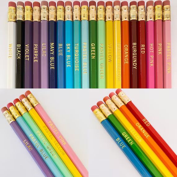 Personalized Pencils 5 Pack | Etsy (US)