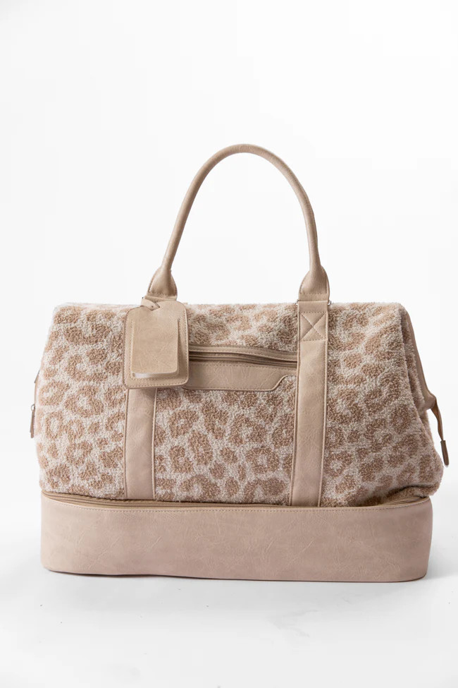 Tan Leopard Weekender DOORBUSTER | Pink Lily