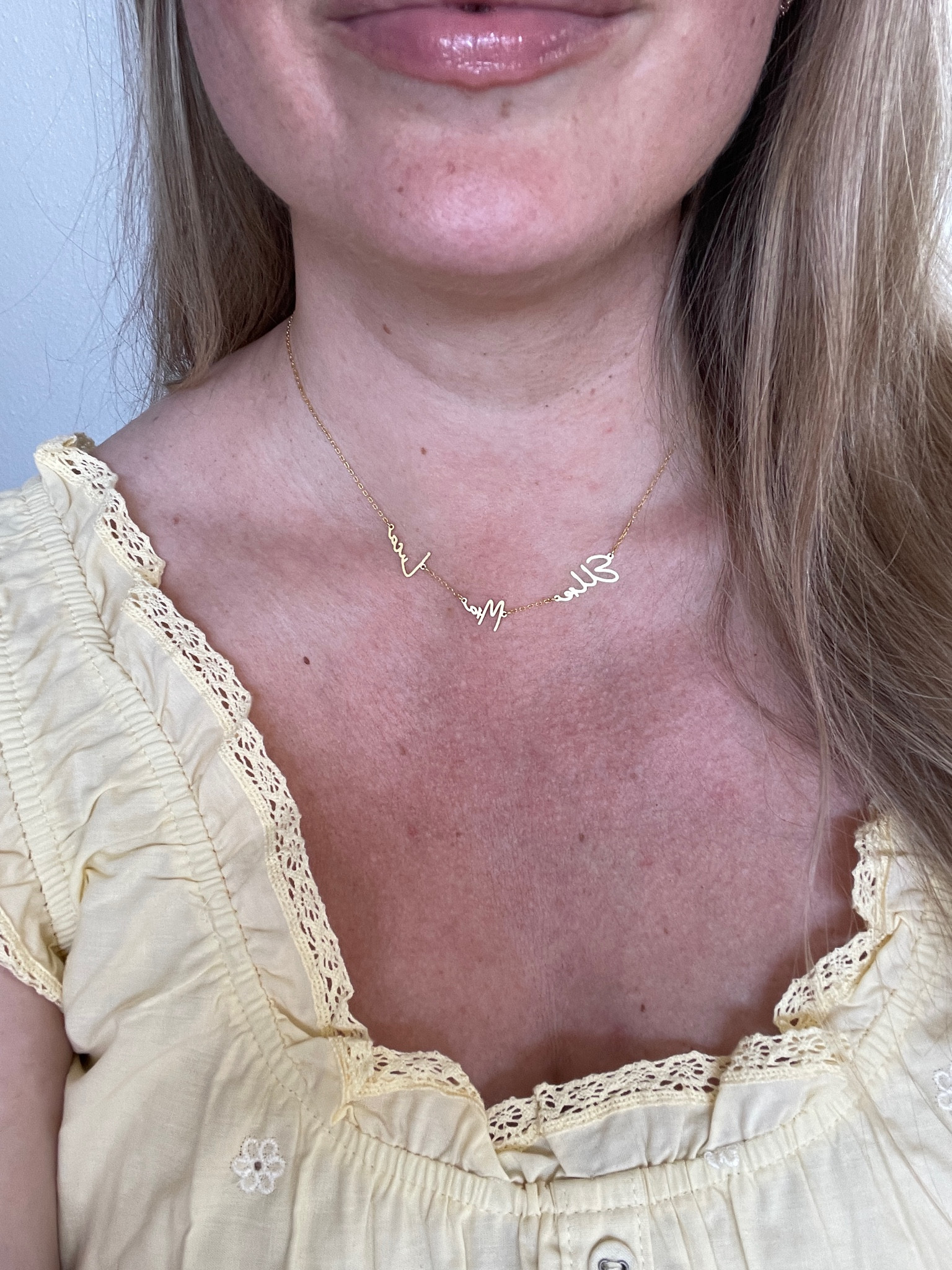 Dainty name necklace 
Gold jewelry 
Mother’s Day present 


#LTKMothersDay #LTKBeauty