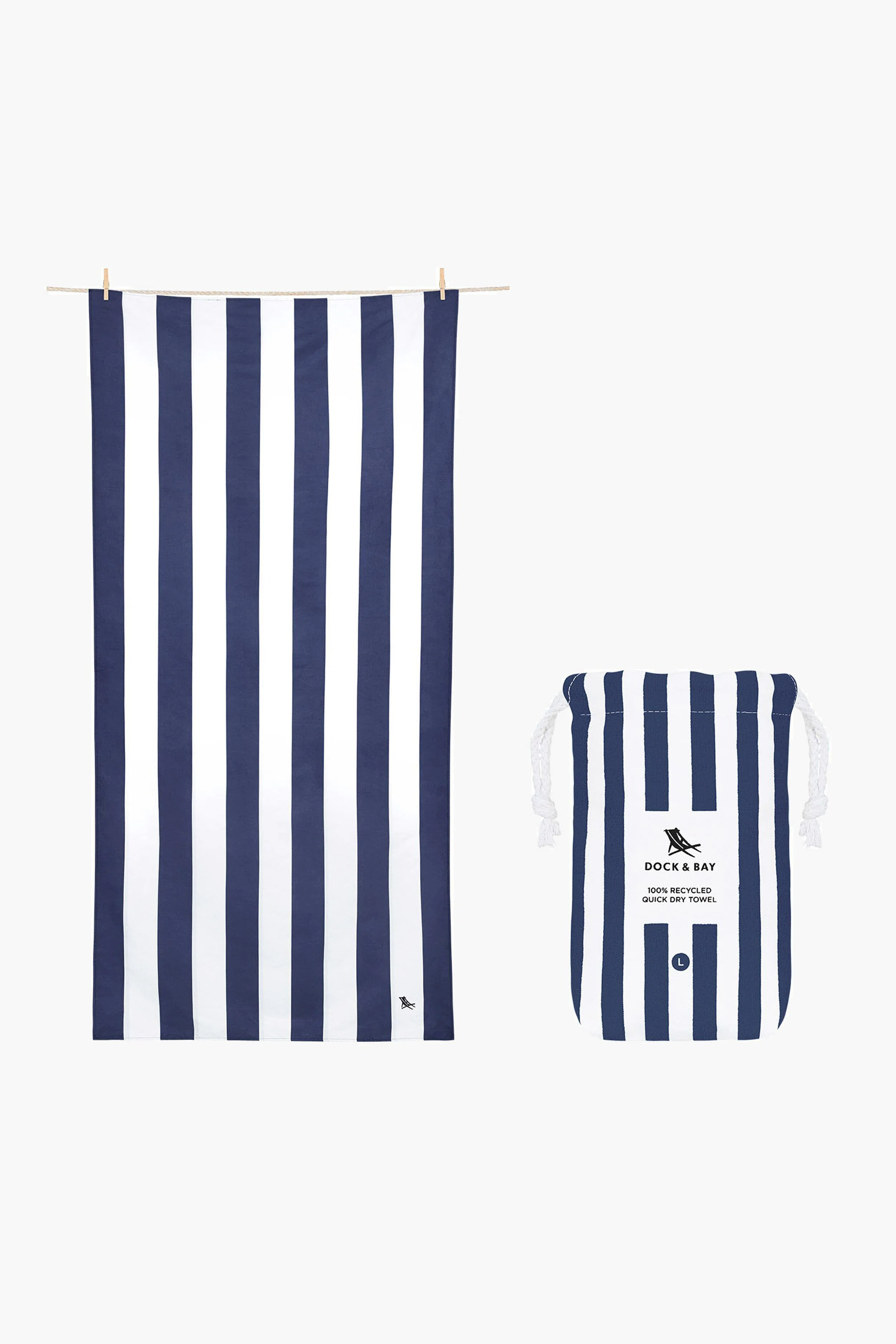 Whitsunday Blue Cabana Towel | Tuckernuck (US)