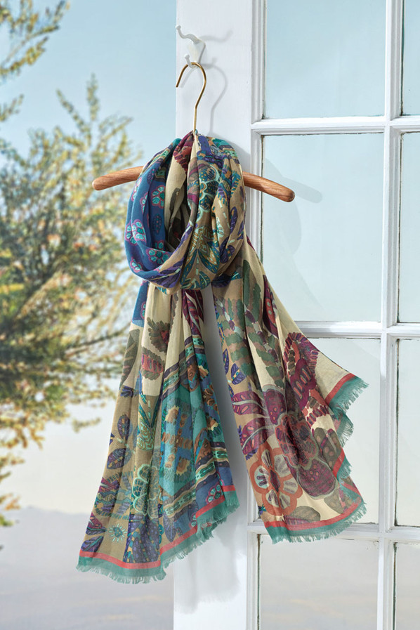 Bountiful Borders Scarf | Coldwater Creek