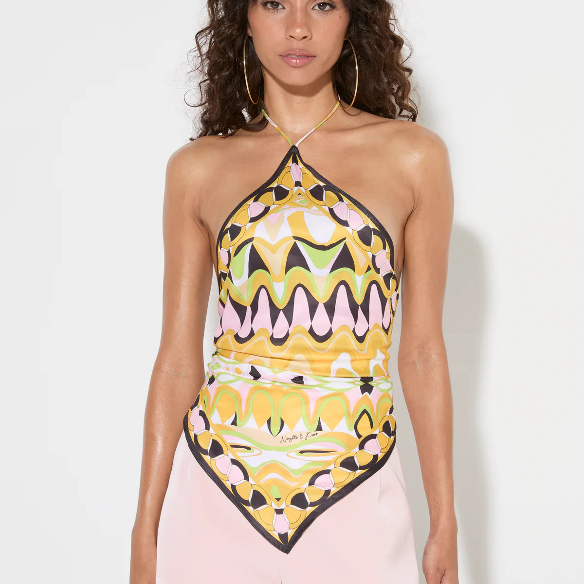 SUNDAZE Printed Bandana Top | Noughts and Kisses