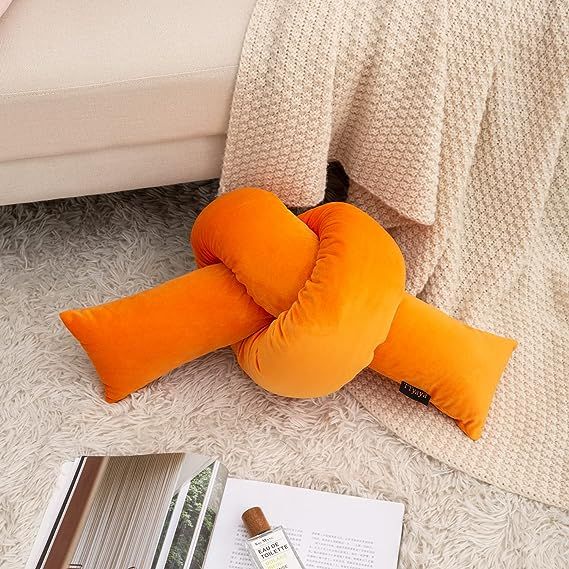 Teieas Knot Decorative Throw Pillow Kids Toy Plush Pillow for Couch Bed Sofa Rome Decoration | Amazon (US)