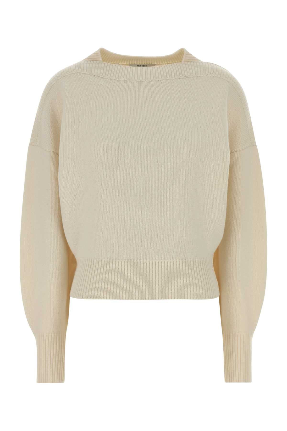 Givenchy Neck Sweater — Ivory - XS | Italist Inc.
