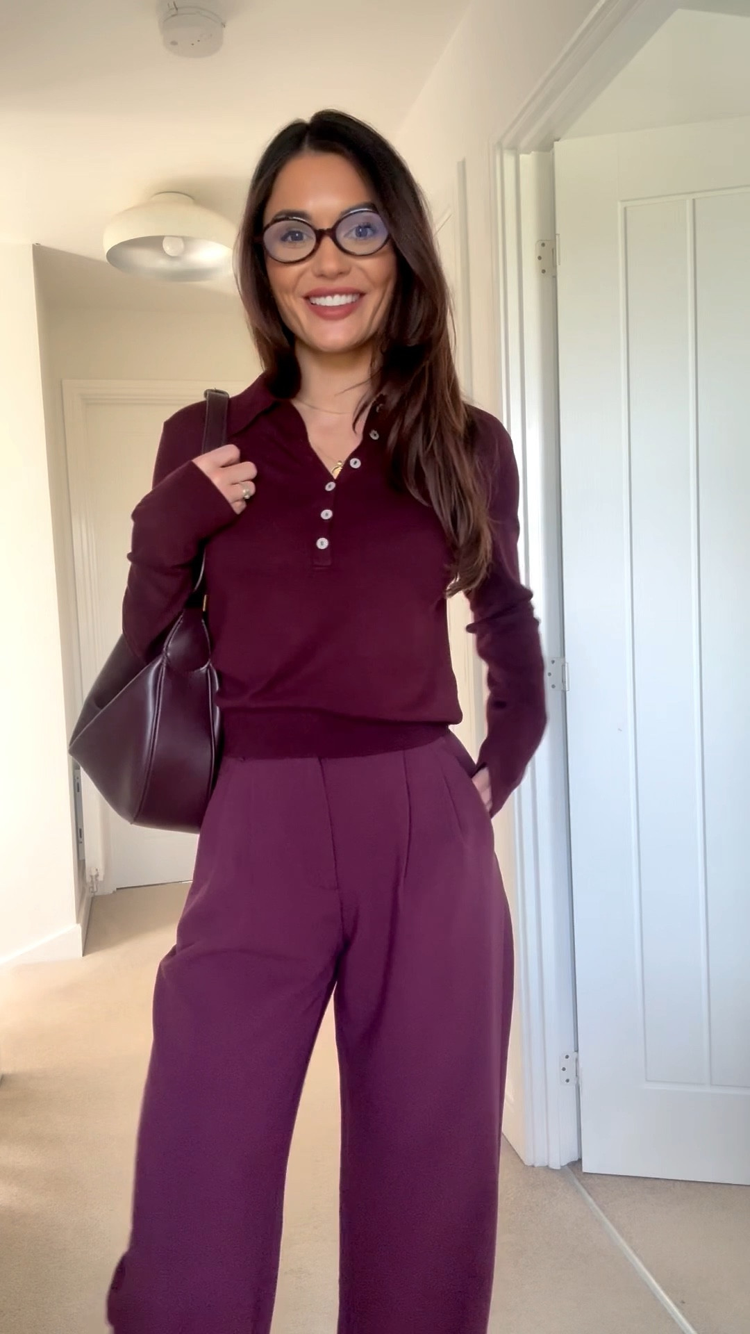 Workwear capsule autumn wardrobe #burgundy #workwear #officewear #autumn 

#LTKautumn #LTKworkwear #LTKuk