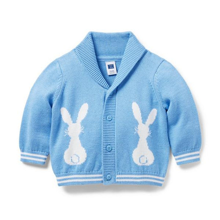 Click for more info about Baby Bunny Shawl Collar Cardigan