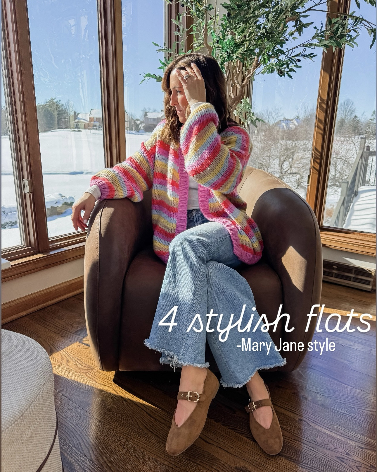 4 Mary Jane flats not to miss. Stylish and comfortable. TTS
Small sweater 30% off
S tee. Jeans tts regular  

#LTKSeasonal #LTKootd #LTKOver40