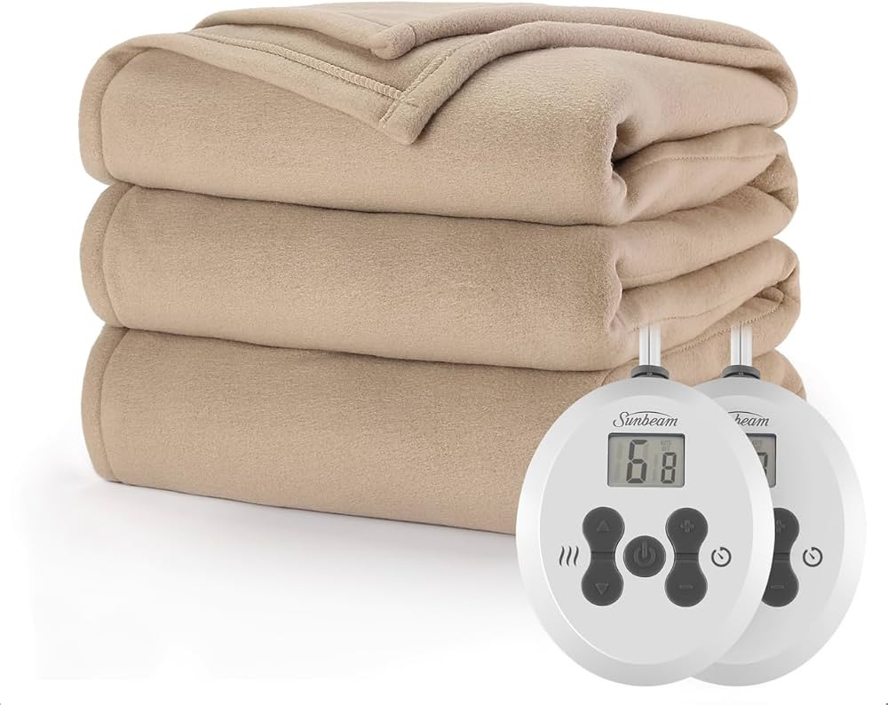 Royal Ultra Fleece Heated Electric Blanket Queen Size, 90" x 84", 12 Heat Settings, 12-Hour Selec... | Amazon (US)