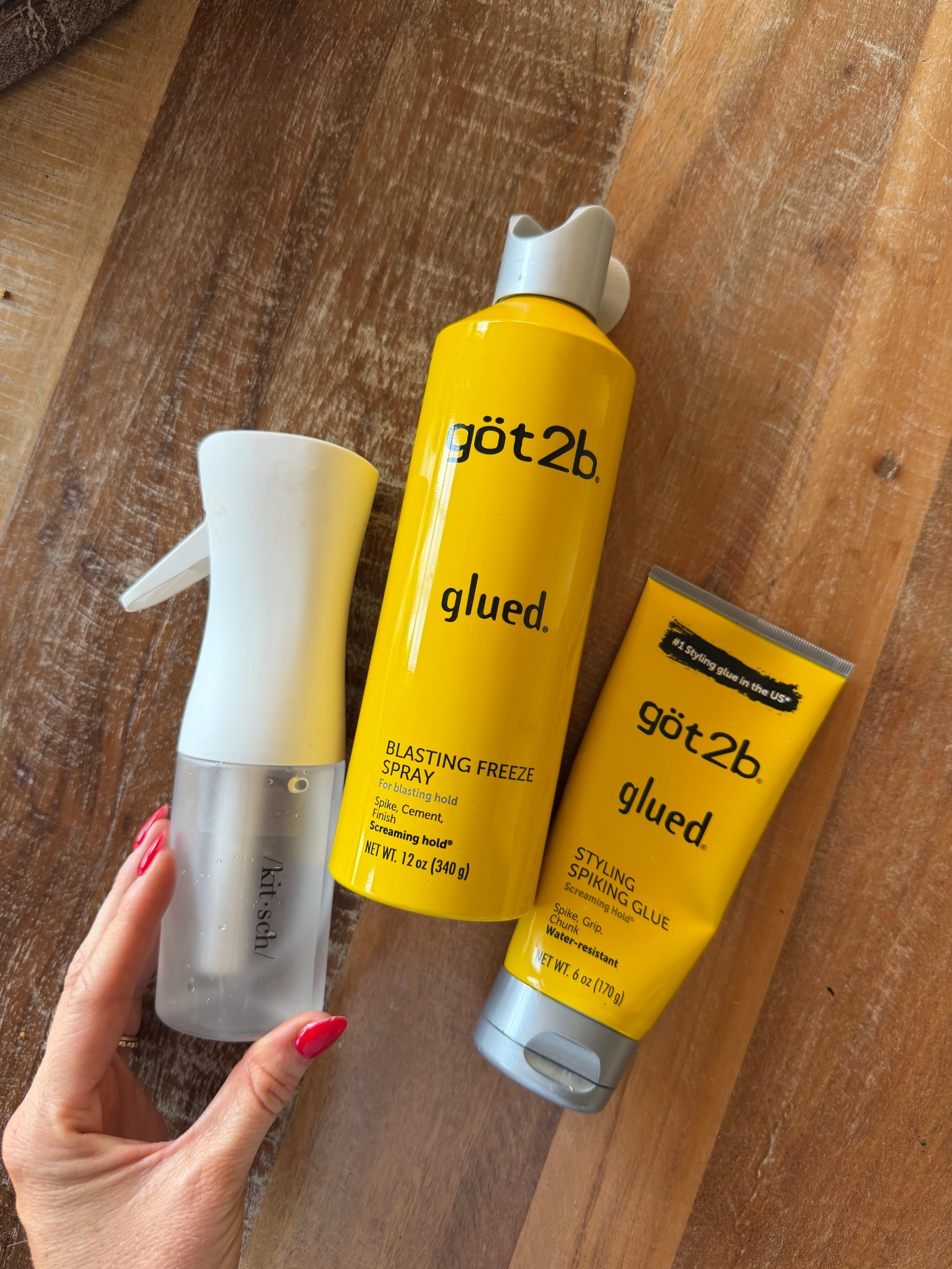 What I use to style the boys’ hair!! 💛