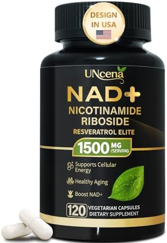 NAD Supplement 1500mg - Liposomal NAD+ Nicotinamide Riboside with Resveratrol, NAD Plus Boosting ... | Amazon (US)