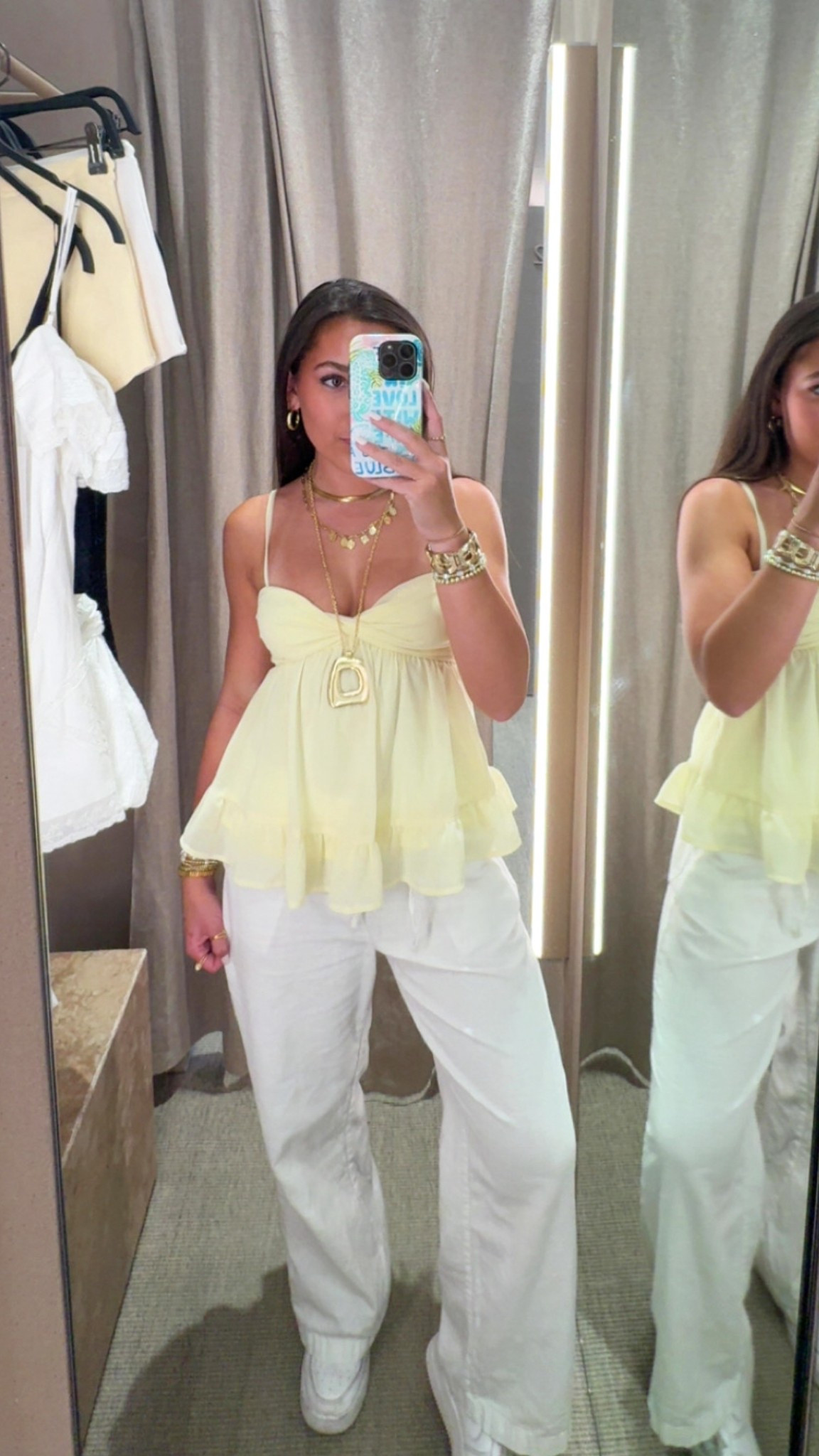 most requested outfit !! obsessed with it. 

wearing size 0 in the top
5’0 for reference 

#LTKPetite #LTKStyleTip #LTKSummerEdit