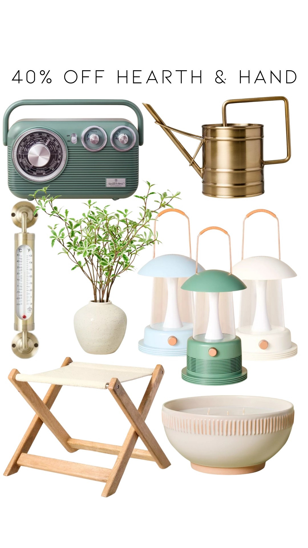 40% off Target Hearth and Hand!  We have the watering can and the garden bench and use it all the time. Also ordered the candle and a couple other things. So many great deals!

#LTKSeasonal #LTKHome #LTKSaleAlert