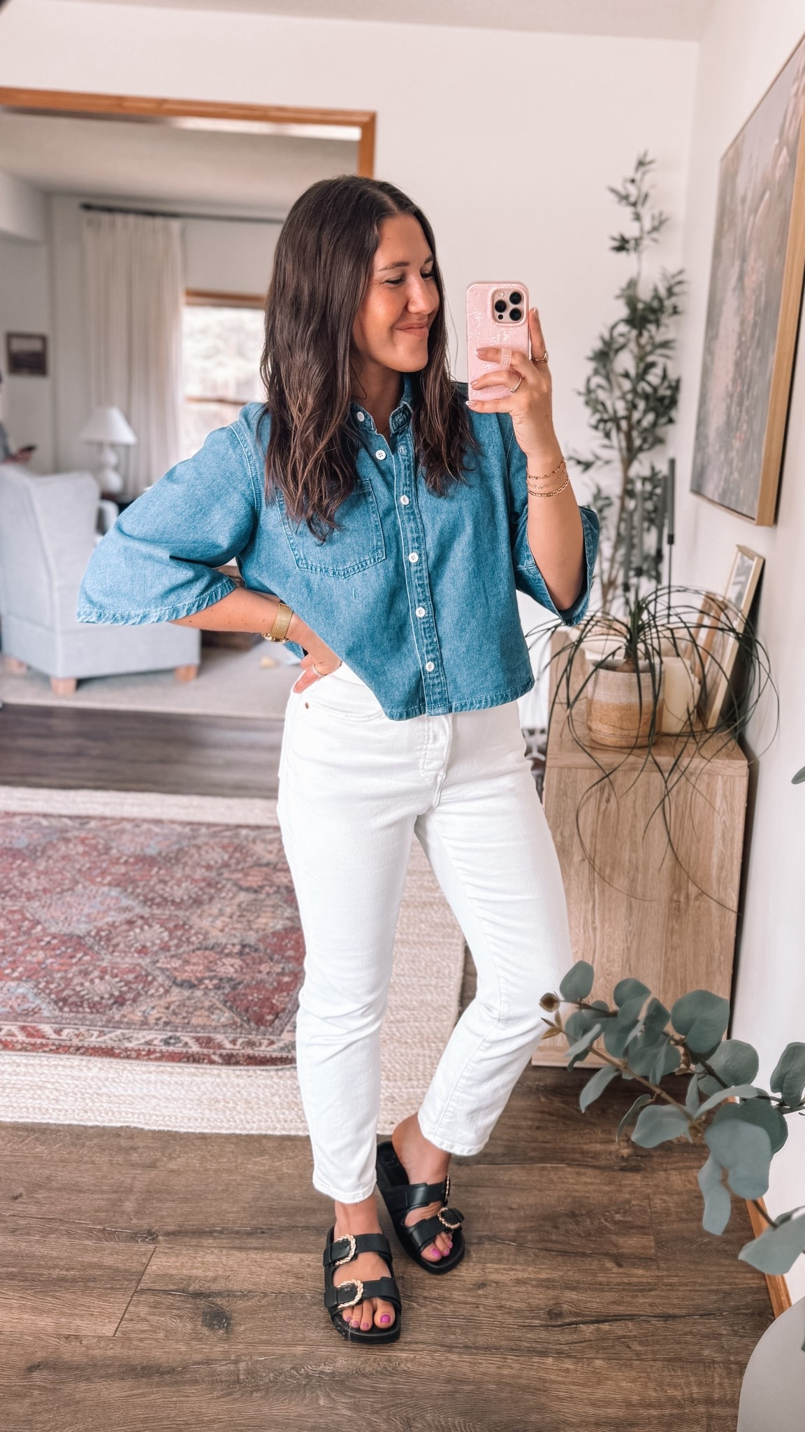 One of my all time jean styles. Also loving this cropped denim top 


#LTKMothersDay #LTKgrwm