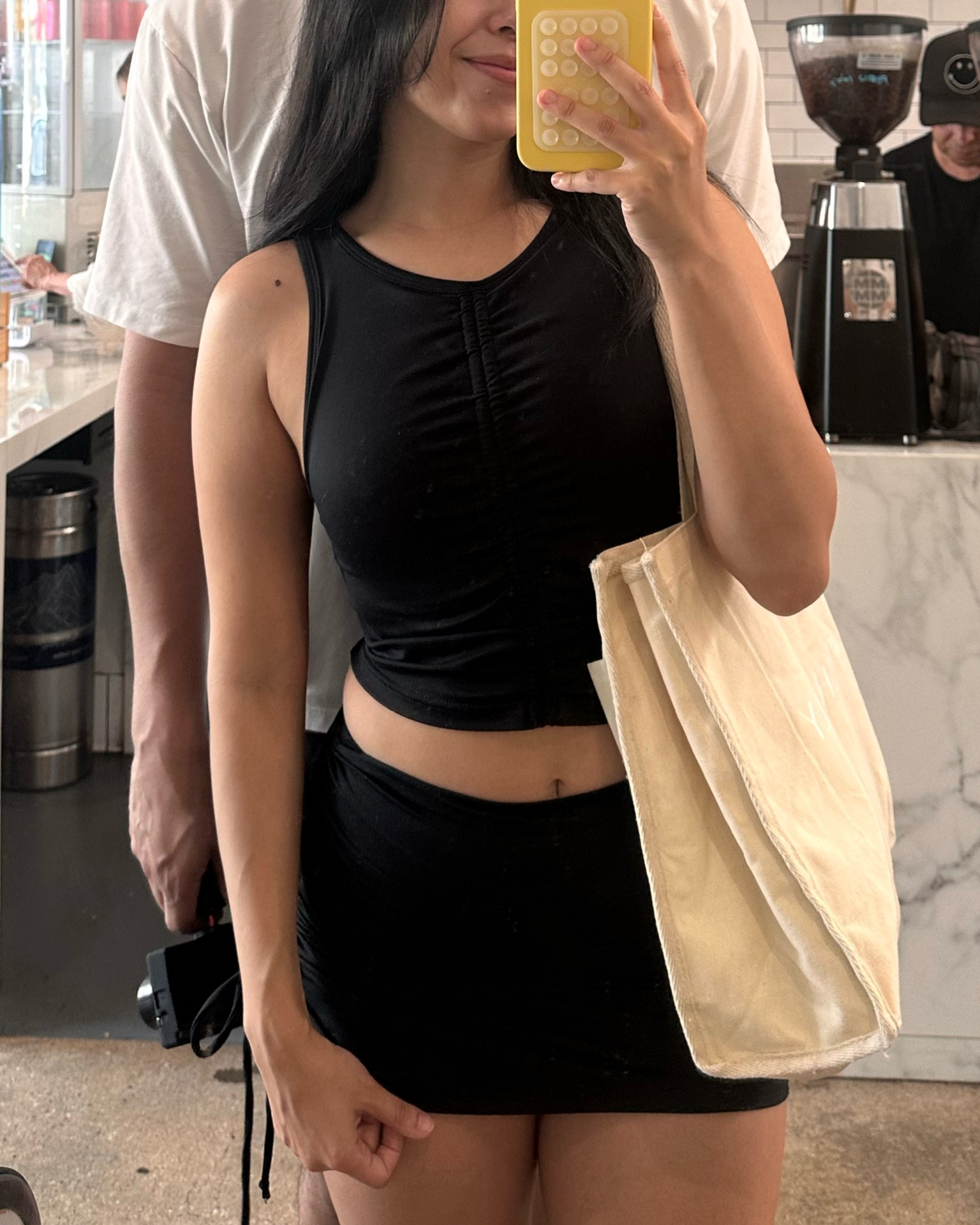 The cutest mini skirt workout set 🫶🏼